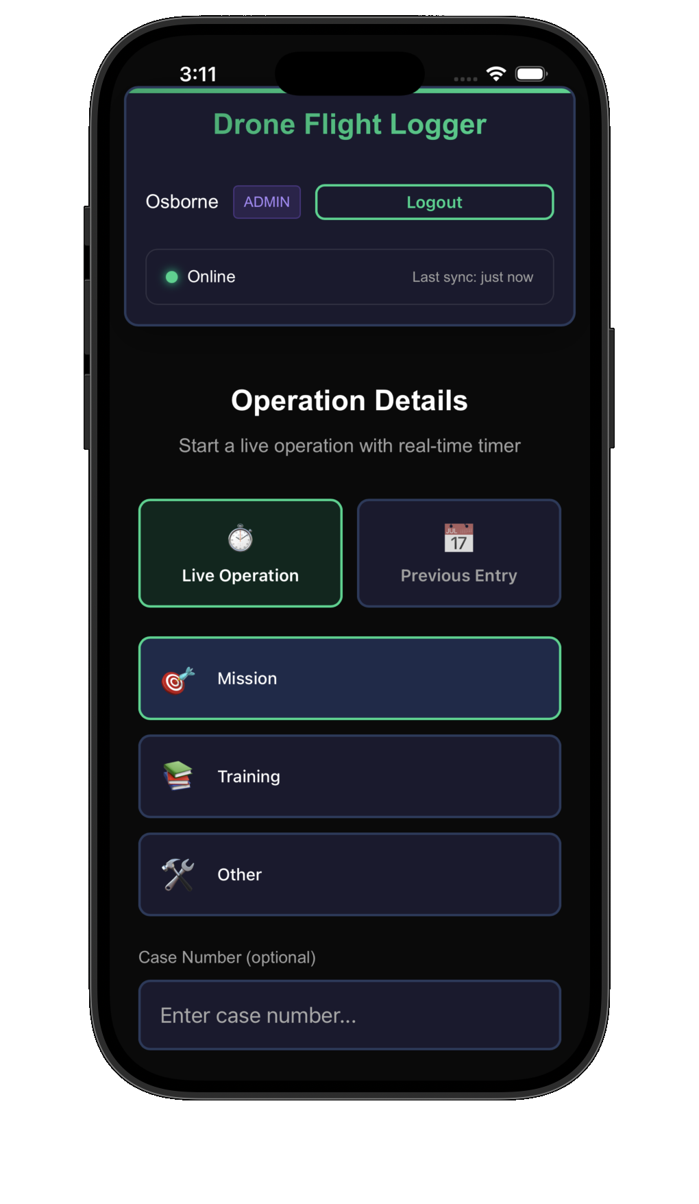 Mission tracking